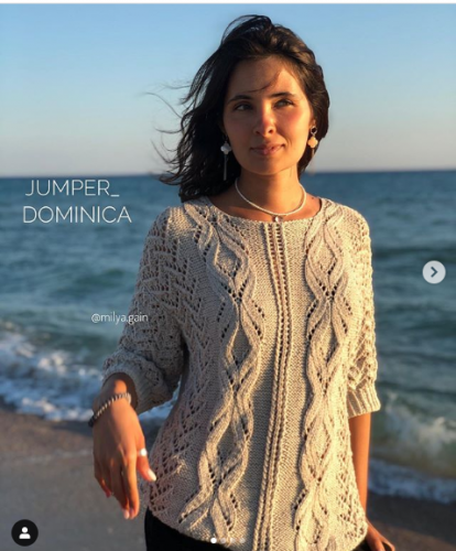 [Вязание] Джемпер «Dominica» (milya.gain)