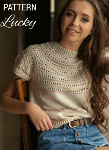 [Вязание] Футболка «Lucky» (miss_knitochka)