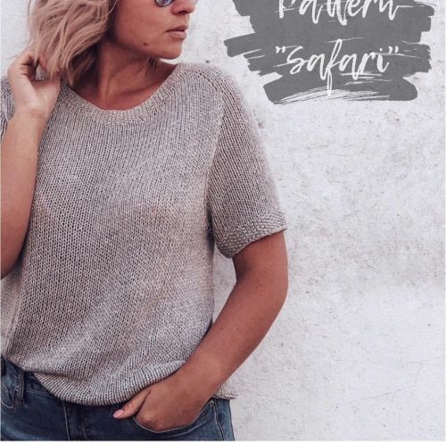 [Вязание] Футболка «Safari» (Марина Беркутова)