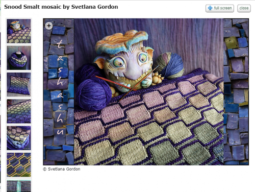 [Вязание] Снуд «Smalt mosaic» (Svetlana Gordon)