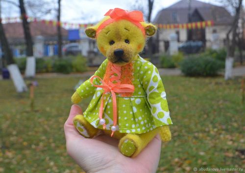 Мастер-класс_Медведица с вкусным именем Груша (Анна Буданова)