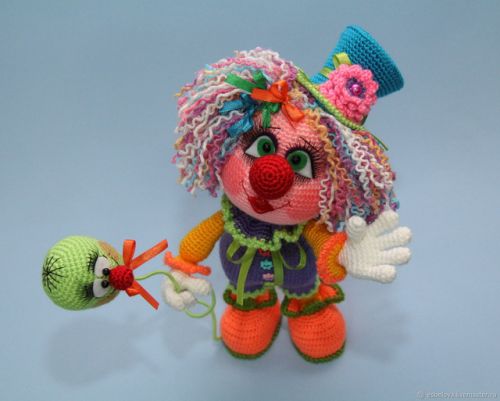 Мастер-класс по вязанию 'Куколка Клоунесса' (крючок) (Елена Белова)