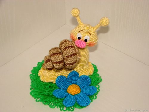 Мастер-класс по вязанию 'Улитка Лола' (крючок) (Елена Белова)