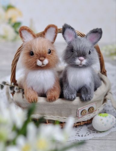 Мастер класс по вязанию зайчиков (Анна Кудинова)