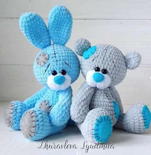 МК Мишка с голубым носом (Людмила Журавлева)