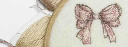 Экспресс-курс по вышивке гладью 'Бантик' (Твори Студия)