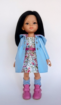 Мастер-класс по пошиву плаща для Paola Reina (Татьяна Брычкова)