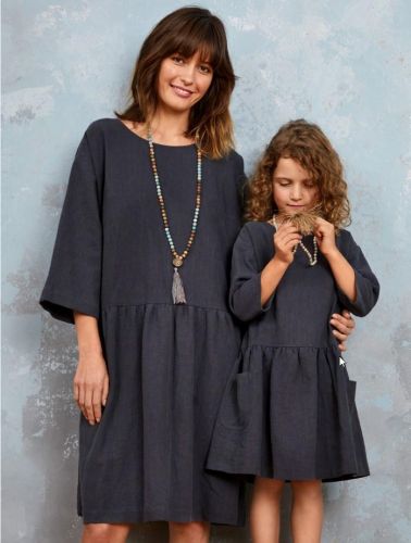 Платье свободного кроя №108 — выкройка из Burda 4/2020 [Burda Style]