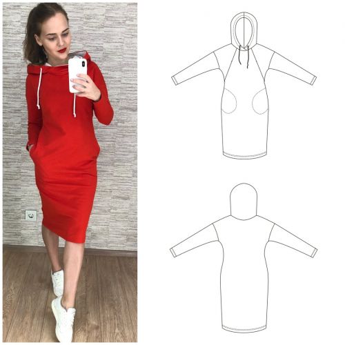[Шитье] Обновлённая Выкройка «Платья со спущенным плечом 2.0» (Элина Патыкова)