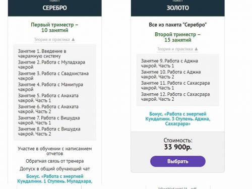 [Master Vision] “Чакрам” - Пакет 'ЗОЛОТО' (Василий Попов)