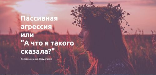 Пассивная агрессия или 'А что я такого сказала?' [psy.organic]