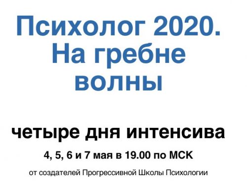 Психолог 2020. На гребне волны (Елена Паули, Екатерина Преображенкая)