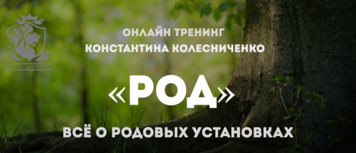 Тренинг 'Род'+перепрошивка (Константин Колесниченко)