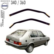 Дефлекторы Volvo 340 / 360 от 1975 - 1991 Седан для дверей вставные Heko (Польша) - 2 шт.