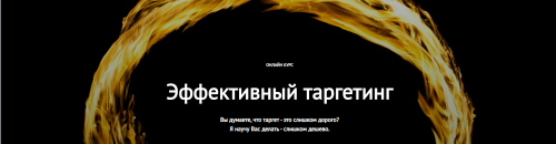Эффективный таргетинг. Тариф самостоятельный (Александрия Хоружая)