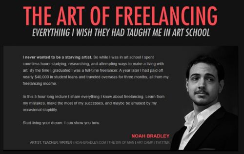 Искусство фриланса, часть 1 (Noah Bradley)