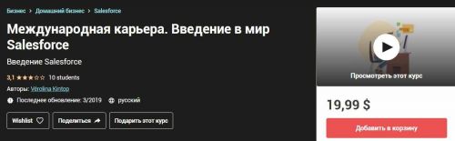 [Udemy] Международная карьера. Введение в мир Salesforce (V?rolina Kintop)