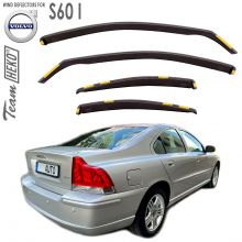 Дефлекторы Volvo S60 I от 2000 - 2010 для дверей вставные Heko (Польша) - 4 шт.