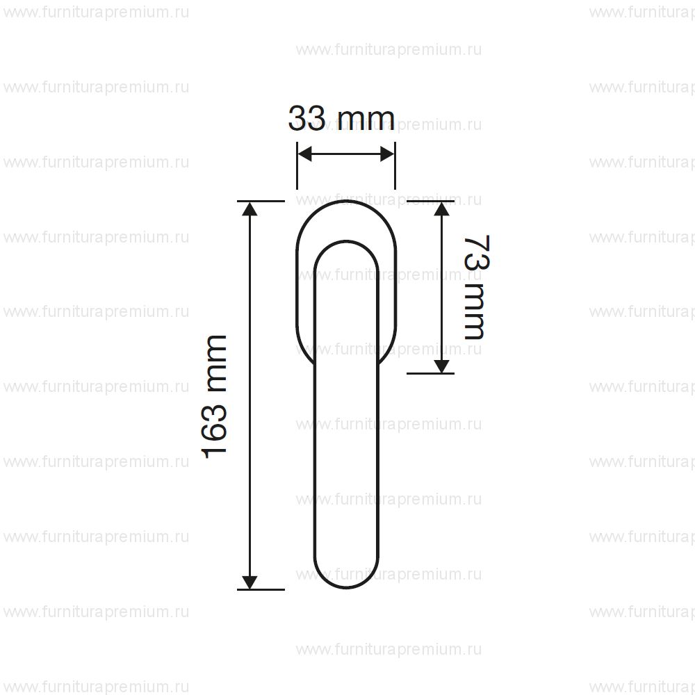 Оконная ручка Linea Cali Grip 1705 SK