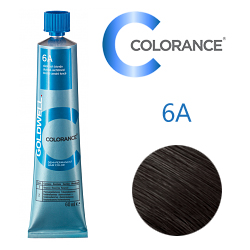 Goldwell Colorance 6A - Тонирующая крем-краска Темно-русый пепельный 60 мл