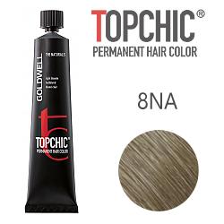 Goldwell Topchic 8NA - Стойкая краска для волос - Пепельный светло-русый натуральный 60 мл.