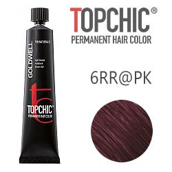 Goldwell Topchic Eluminated 6RR@PK - Стойкая краска для волос Темный блонд с медно-перламутровым сиянием 60 мл