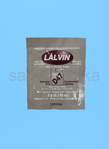 Винные дрожжи Lalvin "ICV/D47 (для бел.вин и медовухи)", 5 г