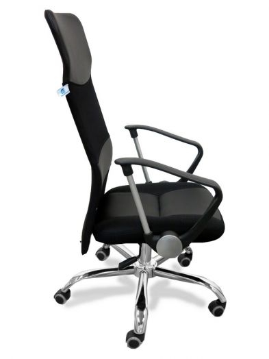 Кресло Астра А ЛЮКС РС900 ТОП ХРОМ - операторское