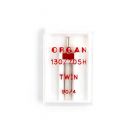 фото Иглы машинные ORGAN двойные 130/705H № 90/4 1 штука в упаковке ORGAN90/4.1