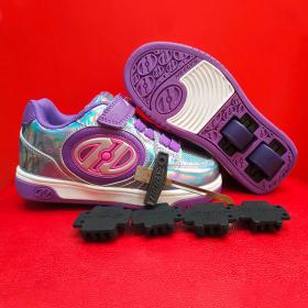 HEELYS PLUS X2 LIGHTED SILVER