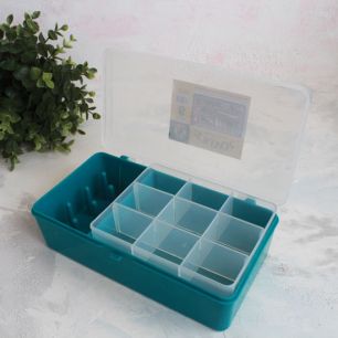 Контейнер-органайзер для хранения фурнитуры, 21 х 11 х 6,5 см.