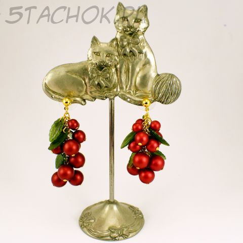 Серьги-гвоздики "Смородинка" (Avon США)