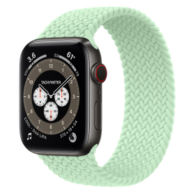 Часы Apple Watch Edition Series 6 GPS + Cellular 44mm Space Black Titanium Case with Pistachio Braided Solo Loop