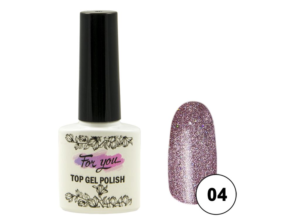 ГЕЛЬ-ЛАК FOR YOU CAT'S EYE EFFECT DIAMOND № 04