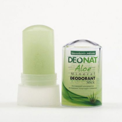 Дезодорант-кристалл с соком Алоэ DeoNat, 60 гр.