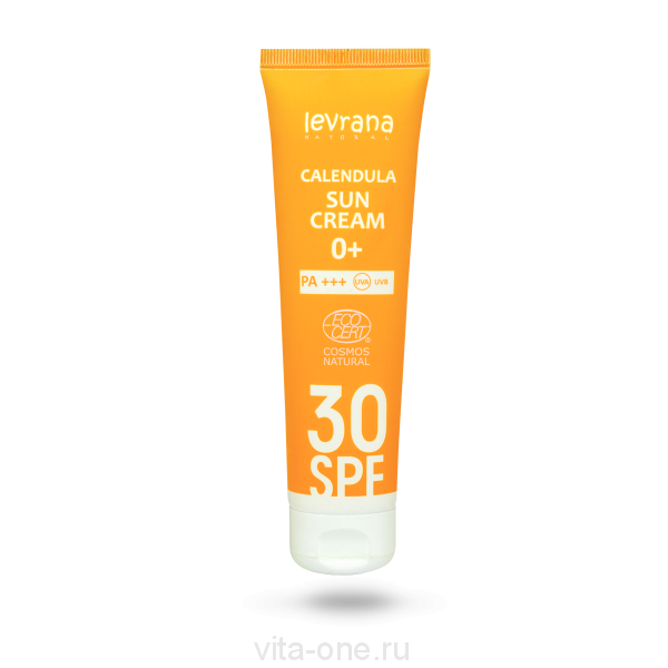 Солнцезащитный крем для лица и тела Календула 30 SPF 0+ Levrana 100 мл