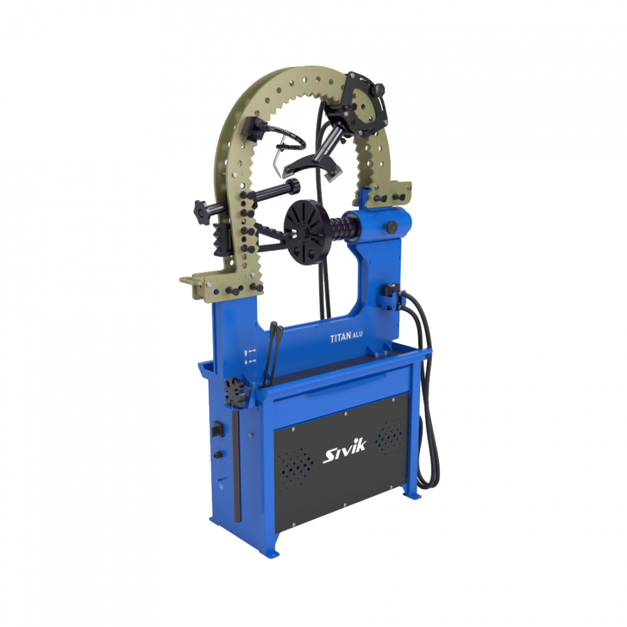 Стенд для правки автомобильных дисков Титан ALU Компакт