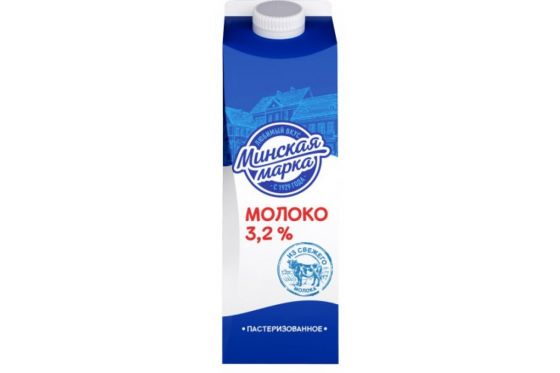 Молоко стерилизованное Минская марка 3,2%  1л