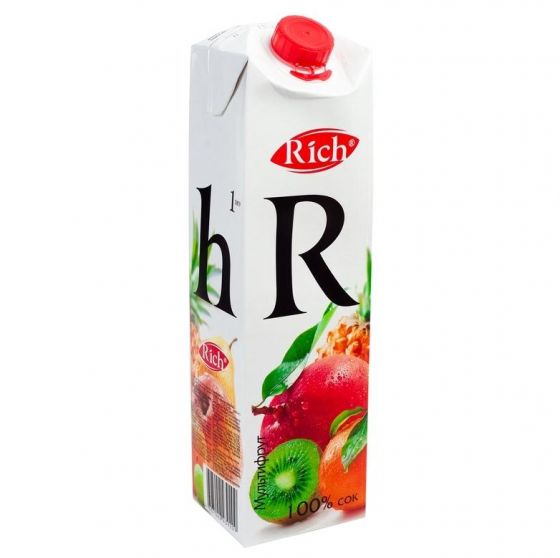 ..Сок Rich мультифрут 1л.