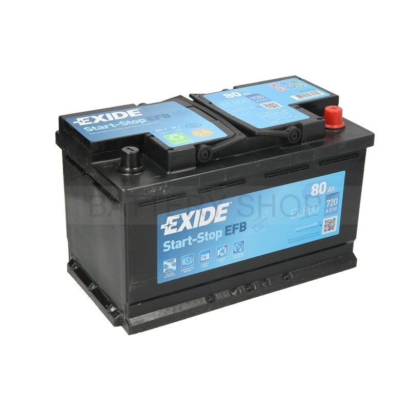 Exide Start-Stop EFB 80 Ah 720 A EL800