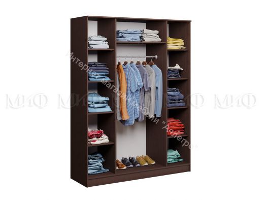 Шкаф  Жасмин 4-х створчатый с зеркалом