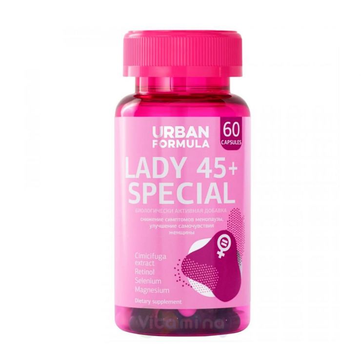 Урбан Формула Комплекс для женщин Климасфера Lady 45+ Special, 60 капс.