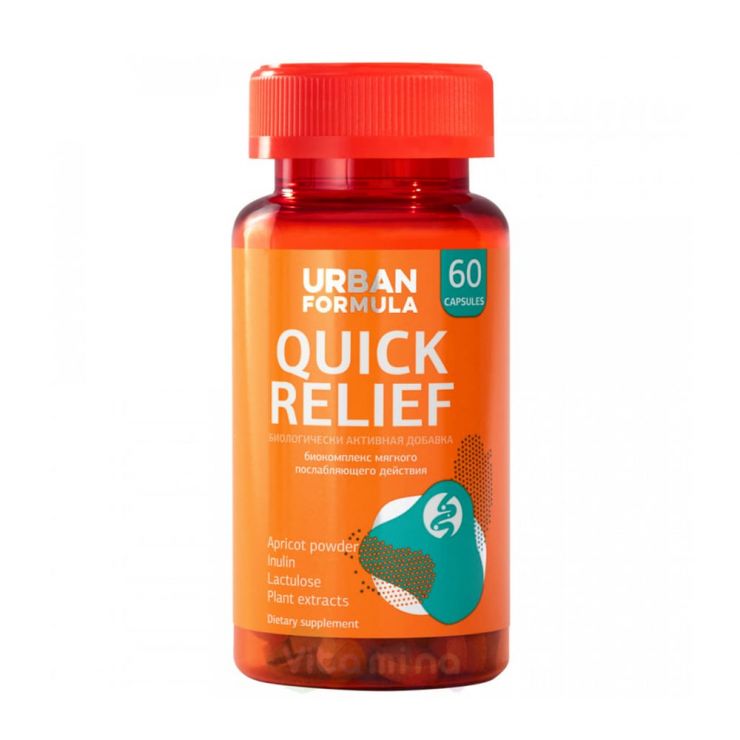 Урбан Формула Био-комплекс Плантолаксин Quick Relief, 60 таб.