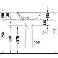 Duravit Luv 037980, схема 2