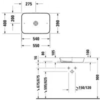 схема Duravit Cape Cod 234755