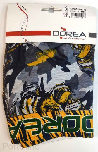5106 DOREA Трусы мужские шорты облегающие (Турция)