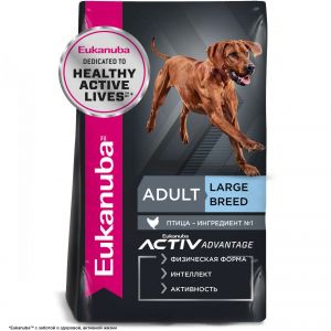 Eukanuba Adult Large Breed 1+ years Корм сухой для взрослых собак крупных и очень крупных пород от года и старше