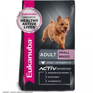 Eukanuba Adult Small Breed 1+ years Корм сухой для взрослых собак мелких пород от года и старше