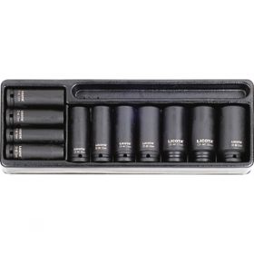 Набор ударных головок глубоких 1/2" 12 - 32 мм 11 пр. в ложементе