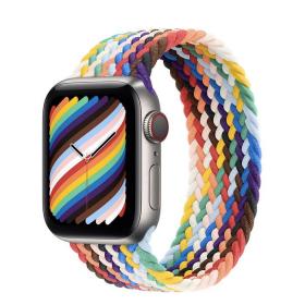 Часы Apple Watch Edition Series 6 GPS + Cellular 40mm Titanium Case with Pride Edition Braided Solo Loop